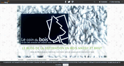 Desktop Screenshot of le-coin-du-bois.com