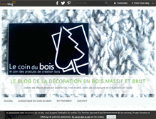 Tablet Screenshot of le-coin-du-bois.com